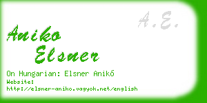 aniko elsner business card